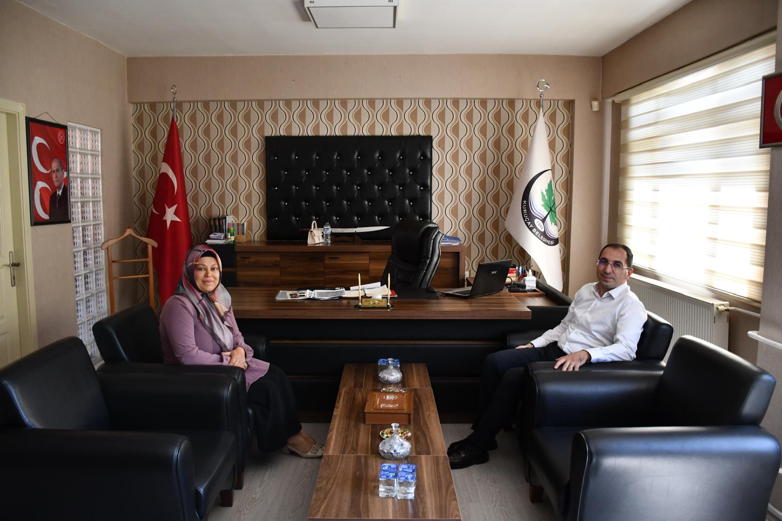 Tavşanlı Kaymakamı Sayın Ömer Faruk Özdemir'den Başkan Rengül Atıcı'ya Ziyaret